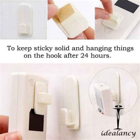 Buy adhesive hook holder wall mounted 2 pcs set at best price in ...