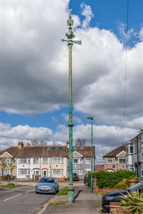 Sewer vent column, Laburnum Avenue © Ian Capper :: Geograph Britain and ...