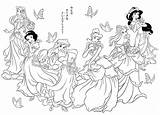 Gambar Princess Mewarnai – Pulp sketch template
