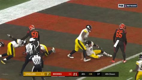 Cleveland Browns vs. Pittsburgh Steelers Fight - YouTube