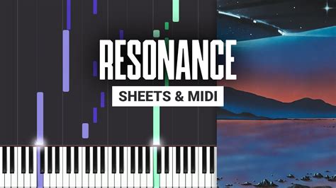 Resonance - Home - Piano Tutorial - Sheet Music & MIDI - YouTube