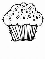 Cute Cupcake Cartoon Coloring Pages sketch template
