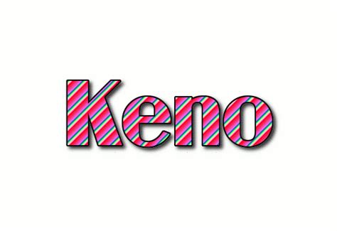 Keno Logo | Free Name Design Tool from Flaming Text