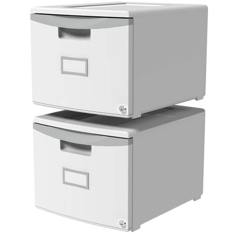 Storex Single Drawer Mini File Cabinet with Lock, Legal/Letter Size ...