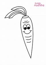 Easy Printable Carrots Coloring Pages For Kids sketch template
