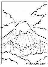 20 Volcano Coloring Pages 100% Free Printables sketch template