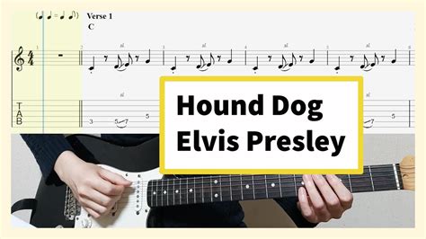 Elvis Presley - Hound Dog Guitar Tab - YouTube