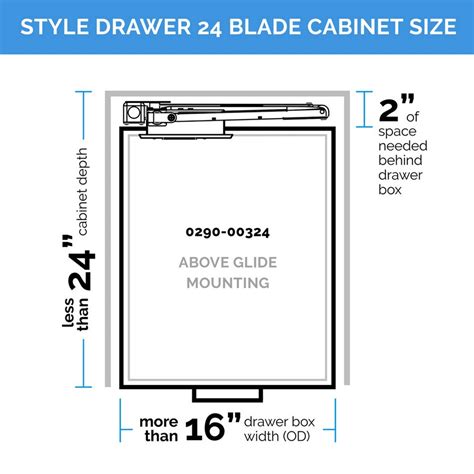 DOCKING DRAWER Style Drawer 24 Blade Powering Series White Docking ...