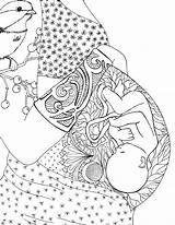 Pregnant Mom Coloring Pages At GetColoringscom  Free Printable sketch template