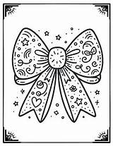 Ribbon Bows Coloring Pages  Doodle Style By LailaBee TPT sketch template
