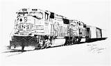 Freight Train Coloring Pages sketch template