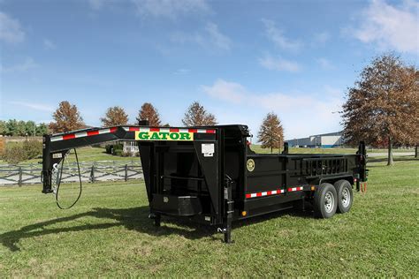 Heavy-Duty, Professional Grade Gooseneck Dump Trailers - Gatormade