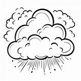 Clouds Color Sheets Free  Printable sketch template