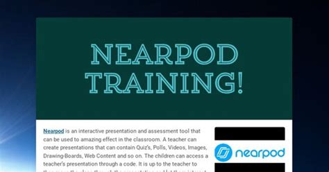 Nearpod Training! | Smore Newsletters