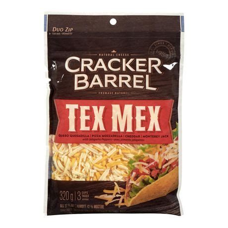 Kraft Foods Canada Cracker Barrel Tex Mex Cheese Shreds | Walmart Canada