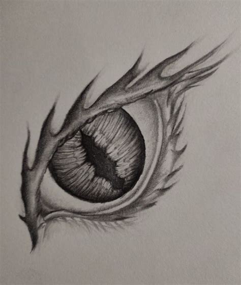 Dragon eye in 2023 | Cool eye drawings, Dragon eye drawing, Skull art drawing