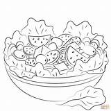 Lettuce Coloring Page sketch template