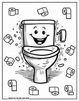 20 Toilet Coloring Pages  Free PDF Printables sketch template
