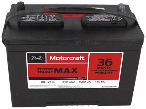 Motorcraft Battery Group Size 27 BXT27B | O'Reilly Auto Parts