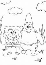 Spongebob And Patrick Best Friends Coloring Pages sketch template