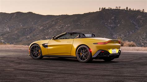 Yellow 2021 Aston Martin Vantage Roadster 5 4K 5K HD Cars Wallpapers | HD Wallpapers | ID #41344