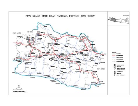 Peta Jaringan Jalan Provinsi Jawa Barat - IMAGESEE