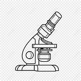 Microscope In Black And White Science Drawing Outline Sketch Vector  sketch template