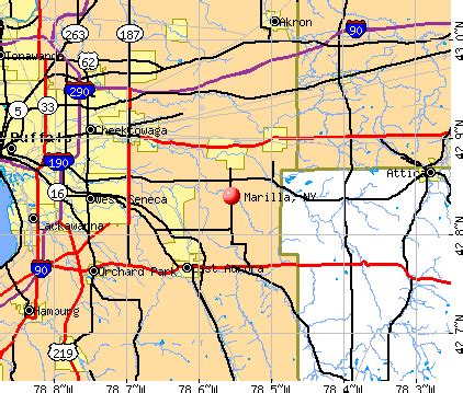 Marilla, New York (NY 14052) profile: population, maps, real estate ...