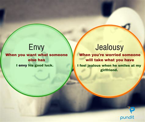 Envy vs Jealous | Pundit Cafe | Feeling jealous, Envy, Cool words