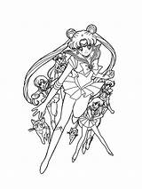 Sailor Moon coloring Page sketch template