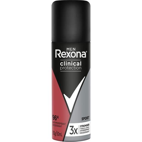 Rexona Clinical Protection Antiperspirant Aerosol Deodorant 50mL - Sport | BIG W