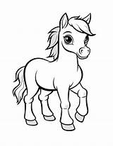 Free Printable Adorable Sidekick  Horse Coloring Page For Kids And Adults sketch template