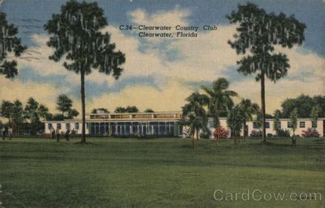 Clearwater Country Club Florida Postcard