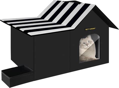 Amazon.com : Cat Houses for Outdoor Cats House Outdoor Houses for Feral Cats Dogs Cat Outdoor ...
