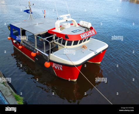 Modern twin hull fishing boat hi-res stock photography and images - Alamy