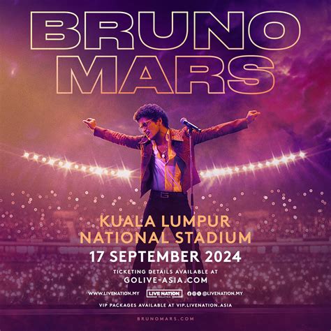 Bruno Mars Concert 2024 Kuala Lumpur