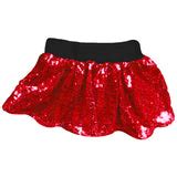 Red Sequin Skirt – Upon A Bowtique