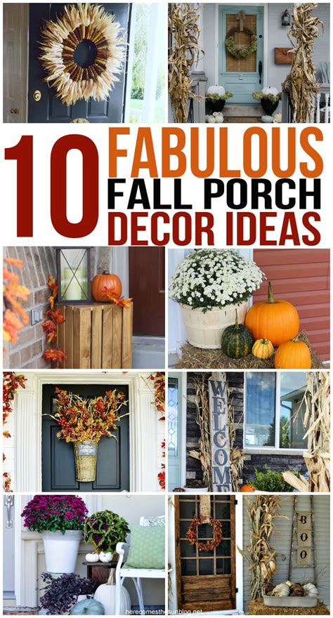 10 Fabulous Fall Porch Decor Ideas | Here Comes The Sun