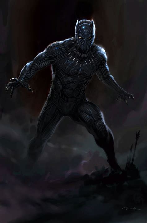 Black Panther Discussion and Appreciation: New Concept Art for MCU Black Panther by Andy Park