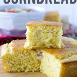 Simple Sour Cream Cornbread recipe • Food Folks and Fun