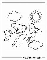 25 Airplane Coloring Pages Free PDF Printables  Colorfulfor sketch template