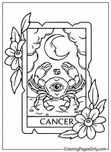 17 Páginas Para Colorear Del Signo Zodiacal Cáncer Gratis E  sketch template