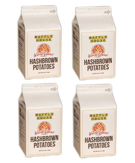 Amazon.com: Waffles Waffle House Hashbrowns 5 Oz Pack Of 4! Original Flavored Hashbrown Potatoes ...