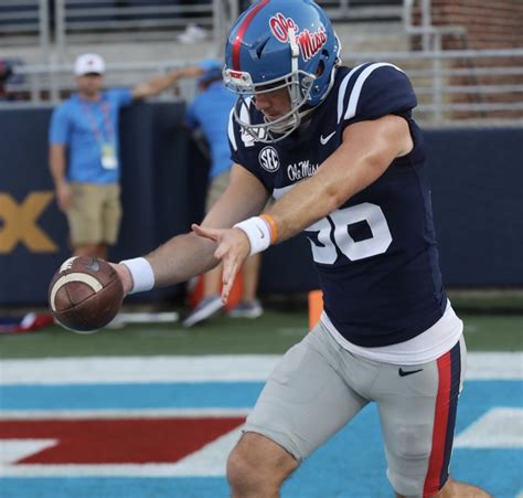 Rebels punter Mac Brown named SEC Special Teams Player of the Week ...