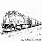 Freight Train Coloring Pages  Free & Printable sketch template