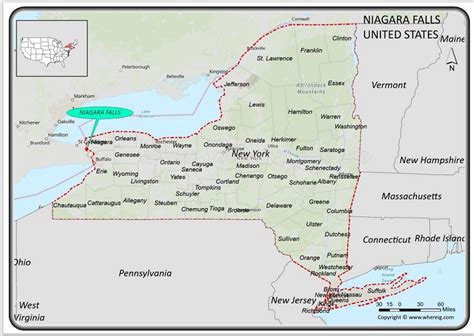 Where is Niagara Falls, US and Canada? Map, Attractions, Facts