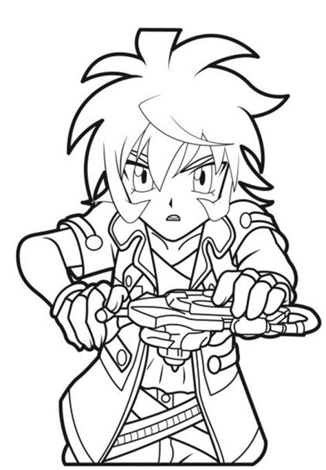 Beyblade coloring pages to download and print for free