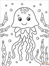 Jellyfish coloring Page  Free Printable Coloring Pages sketch template