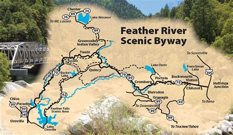 Feather River Canyon Railroad Map