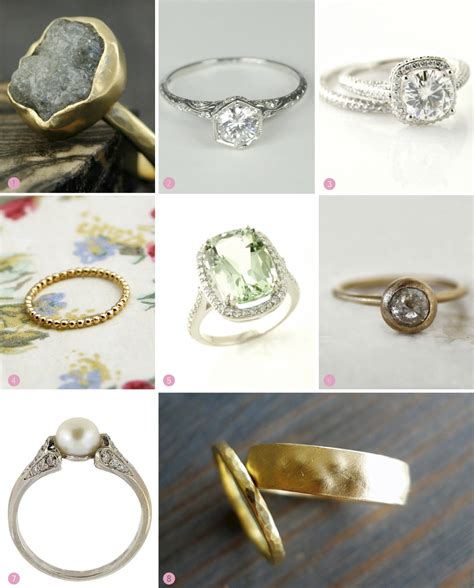 Gorgeous And Unique Etsy Engagement Rings